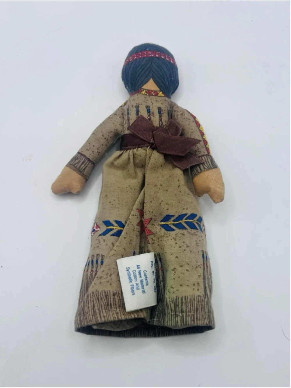 Vintage Hallmark Indian Maiden Holiday Doll Original Box Plymouth Thanksgiving